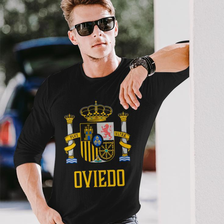 Oviedo Spain Spanish Espana Long Sleeve T-Shirt Gifts for Him