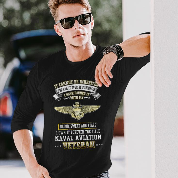 I Own Forever The Title Naval Aviation Veteran Long Sleeve T-Shirt T-Shirt Gifts for Him