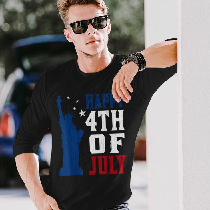 Patriotic Usa July 4Th Happy 4Th Of July Long Sleeve T-Shirt T-Shirt Gifts for Him