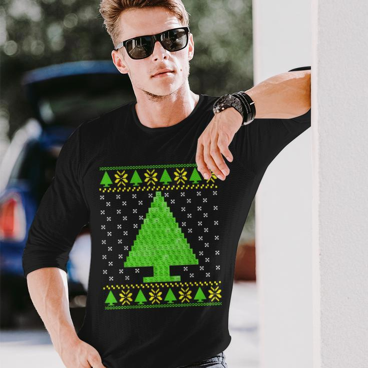 Periodic Table Ugly Christmas Sweater Long Sleeve T-Shirt Gifts for Him
