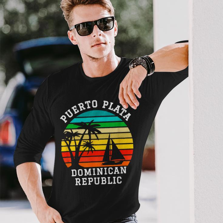 Puerto Plata Dominican Republic Family Vacation Long Sleeve T-Shirt Gifts for Him