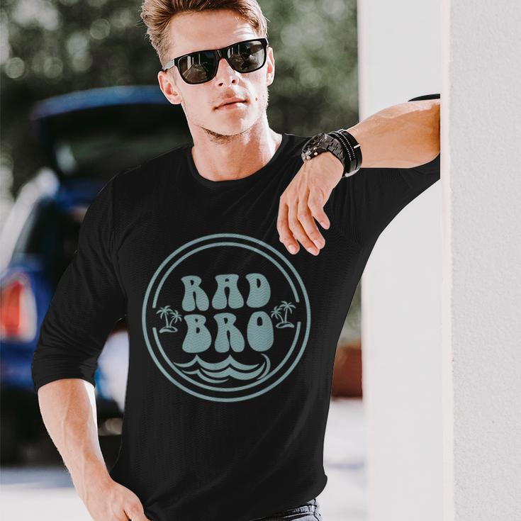Rad Brother Surf Matching Birthday The Big One 1St Birthday Long Sleeve T-Shirt T-Shirt Gifts for Him