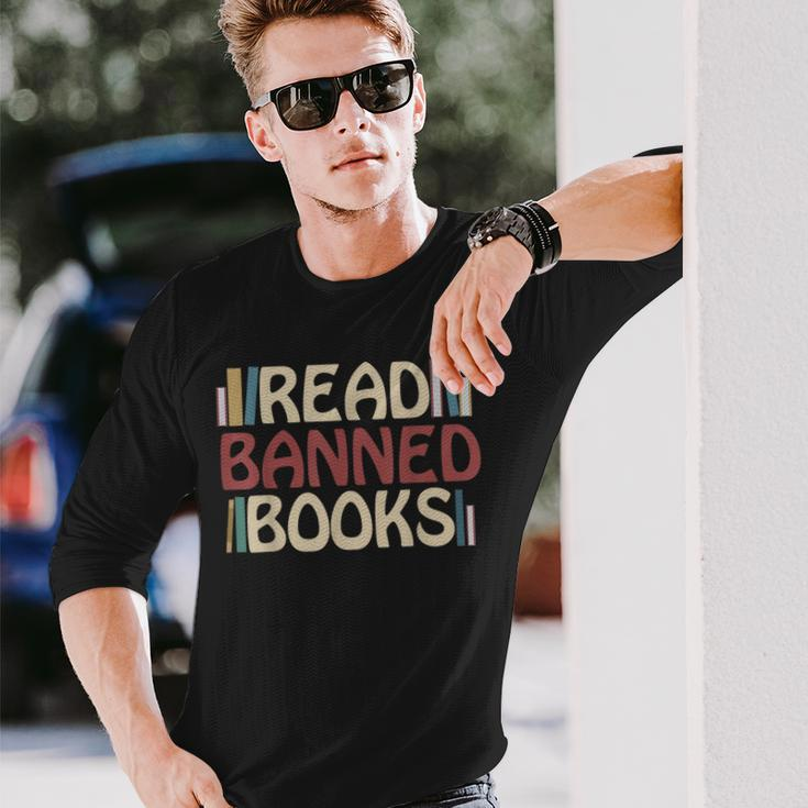 Read Banned Books Book Lover Literary Social Justice Long Sleeve Gifts for Him