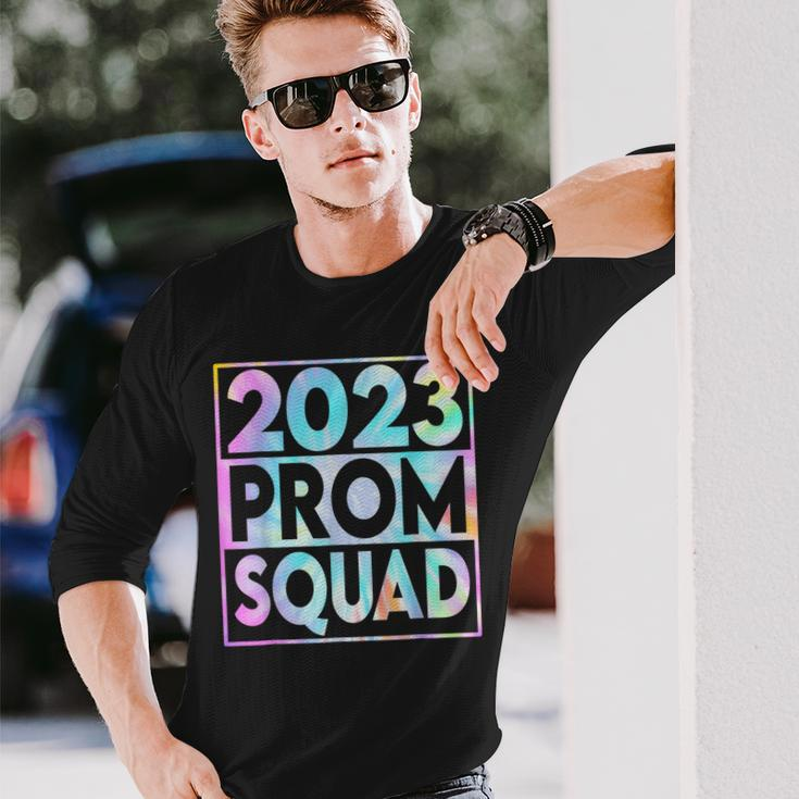 Retro 2023 Prom Squad 2022 Graduate Prom Class Of 2023 Long Sleeve T-Shirt T-Shirt Gifts for Him