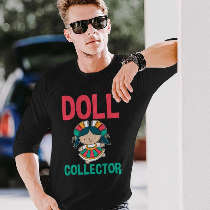 Retro Vintage Doll Collector Dolls Collecting Lover Graphic 1 Long Sleeve T-Shirt Gifts for Him