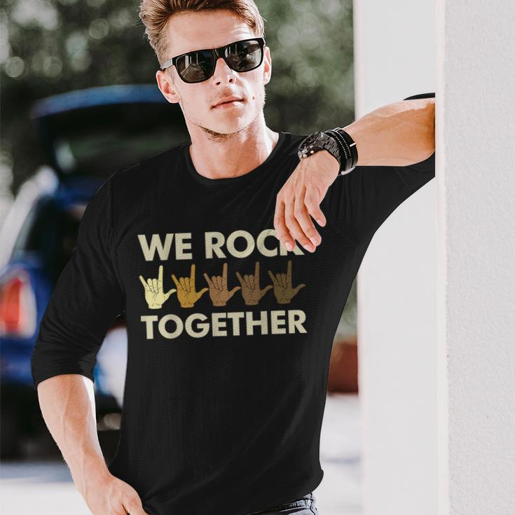 We Rock Together Long Sleeve T-Shirt Gifts for Him