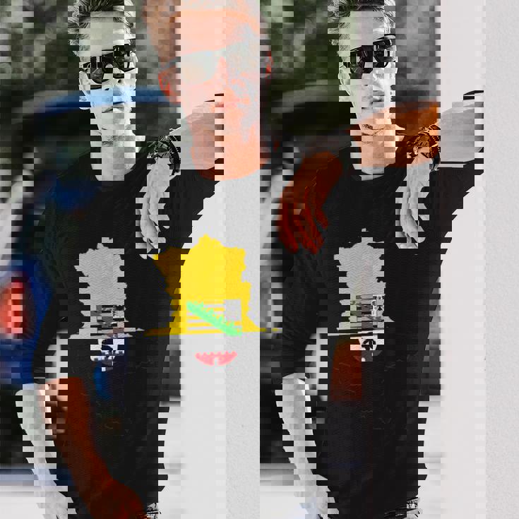 Saxony-Anhalt Flag German Region Long Sleeve T-Shirt Gifts for Him