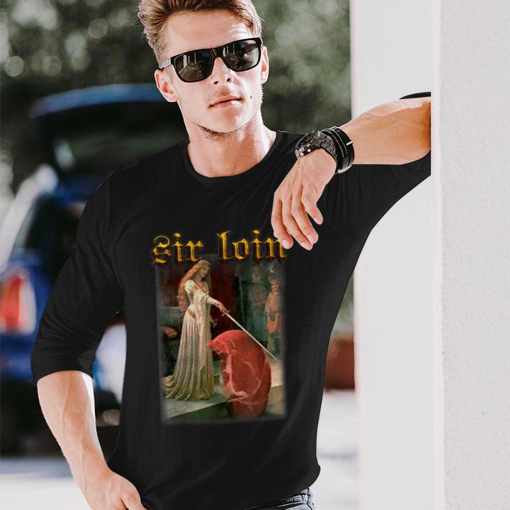 Sir Loin Sirloin Steak Long Sleeve T-Shirt Gifts for Him