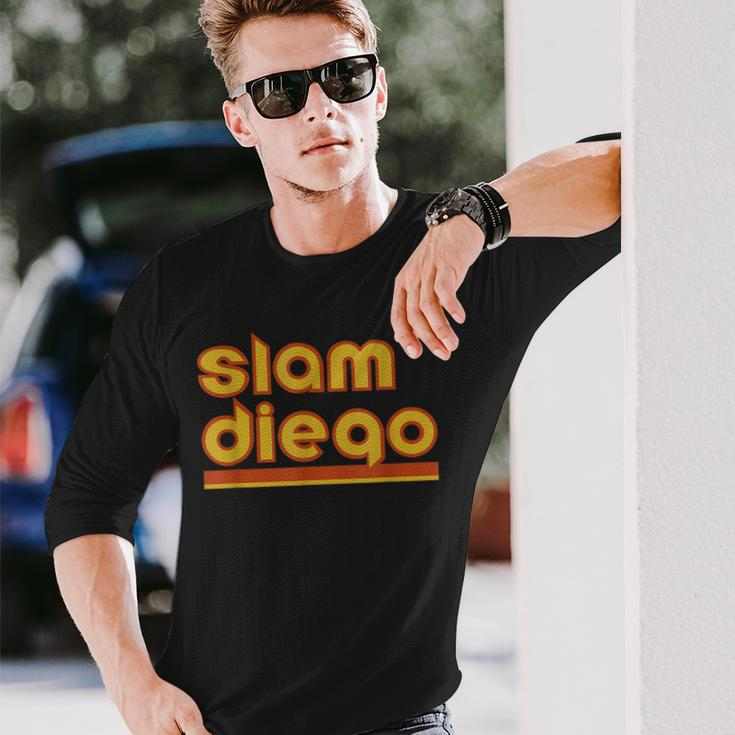 Slam Diego Baseball Standard Baseball Long Sleeve T-Shirt T-Shirt Gifts for Him