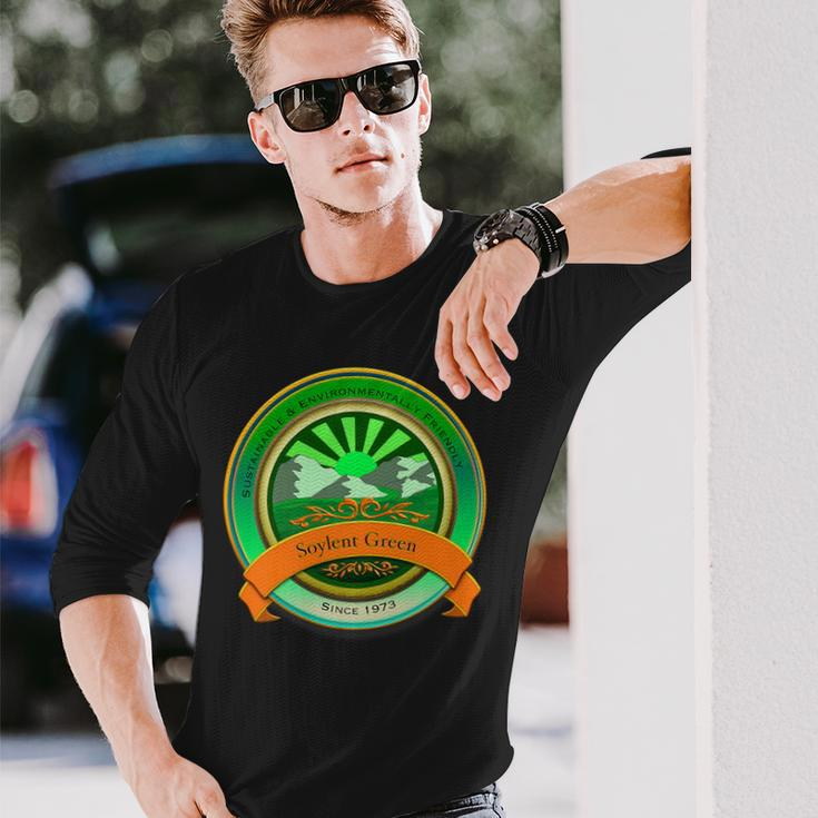 Soylent Green Environmentally Stable And Sustainable Long Sleeve T-Shirt Gifts for Him
