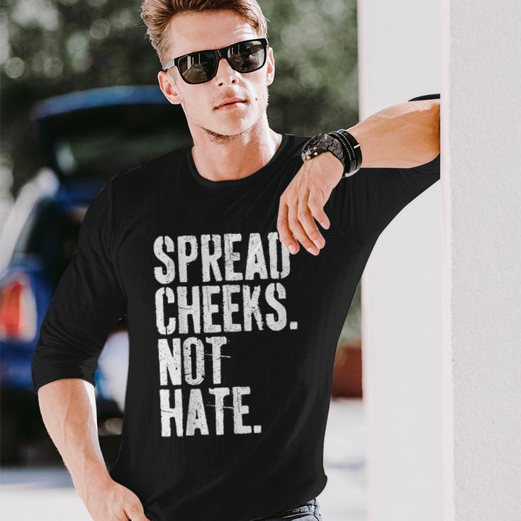 Spread Cheeks Not Hate Gym Fitness & Workout Long Sleeve Gifts for Him