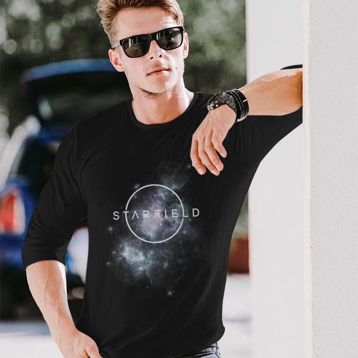 Starfield Star Field Space Galaxy Universe Long Sleeve T-Shirt Gifts for Him
