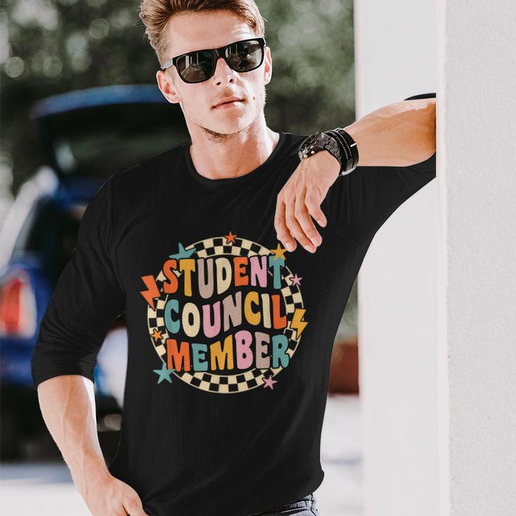 Student Council Member World Student Day Long Sleeve T-Shirt Gifts for Him