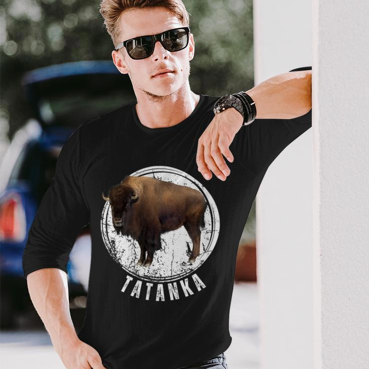Tatanka Buffalo Bison Tatanka Animal Long Sleeve T-Shirt Gifts for Him