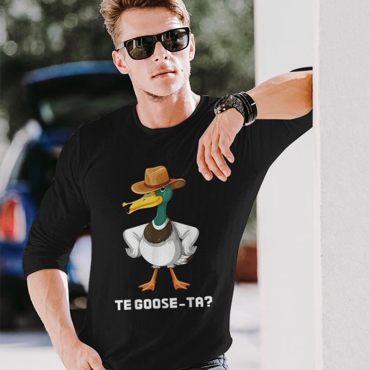 Te Goose-Ta Spanish Quotes Word Pun Sayings Hispanic Long Sleeve T-Shirt T-Shirt Gifts for Him