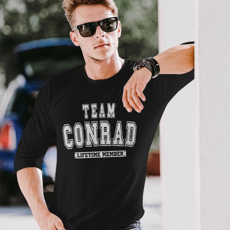 Team Conrad Lifetime Member Last Name Long Sleeve T-Shirt Gifts for Him