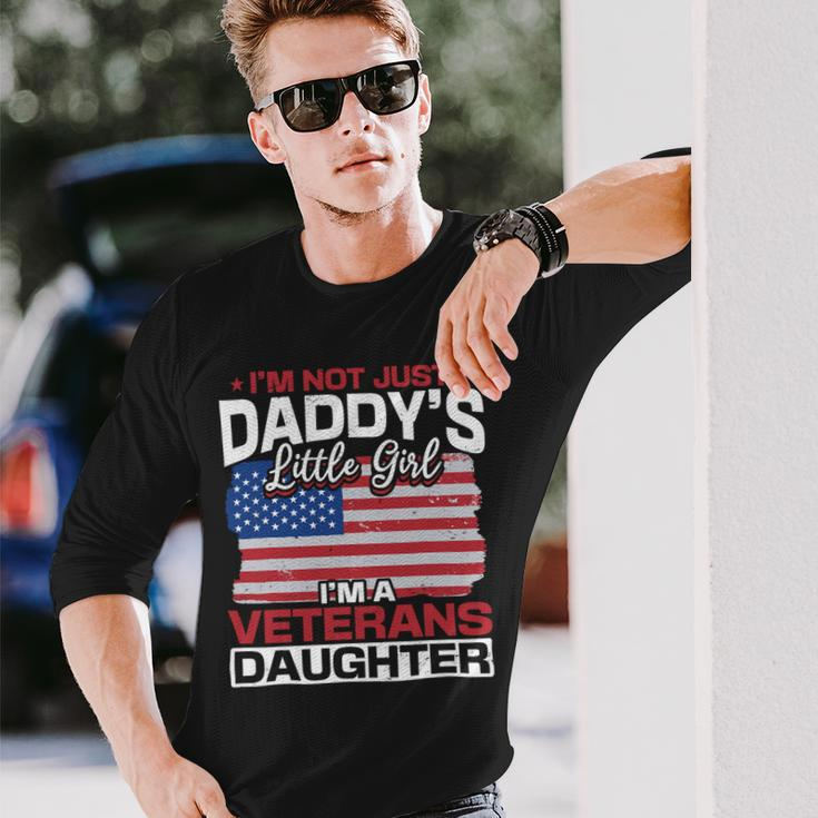 Us I´M Not Just Daddys Little Girl I´M A Veterans Daughter 158 Long Sleeve T-Shirt Gifts for Him