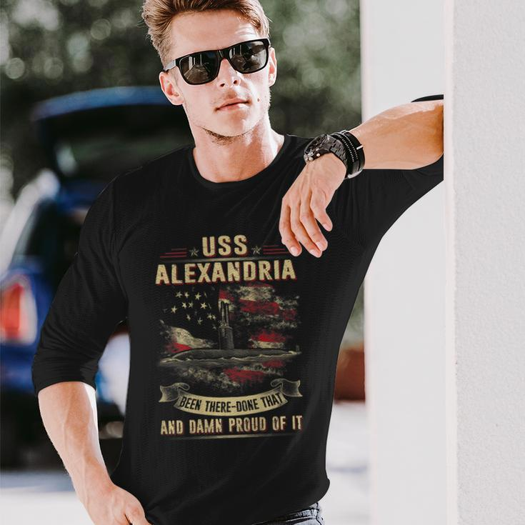 Uss Alexandria Ssn757 Long Sleeve T-Shirt T-Shirt Gifts for Him