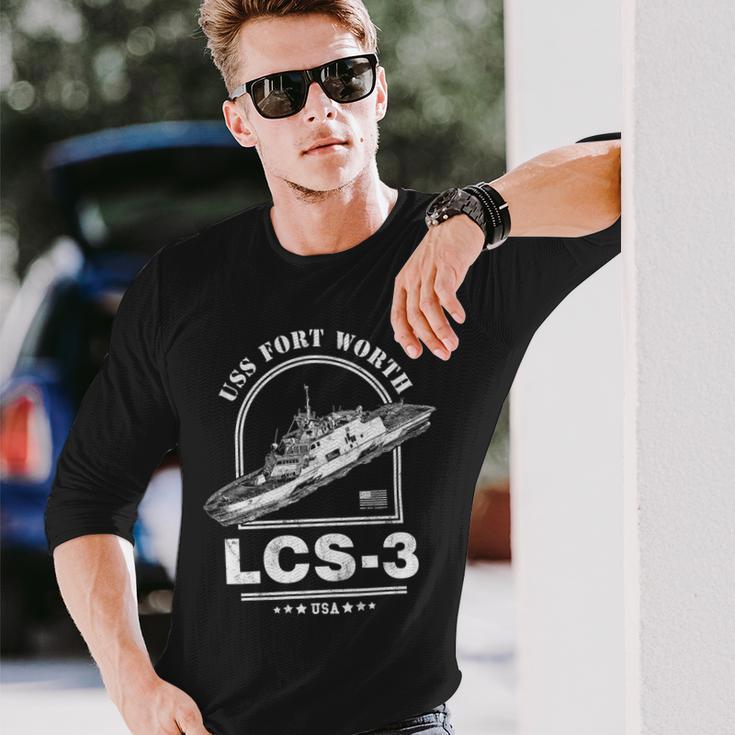 Uss Fort Worth Lcs-3 Long Sleeve T-Shirt Gifts for Him