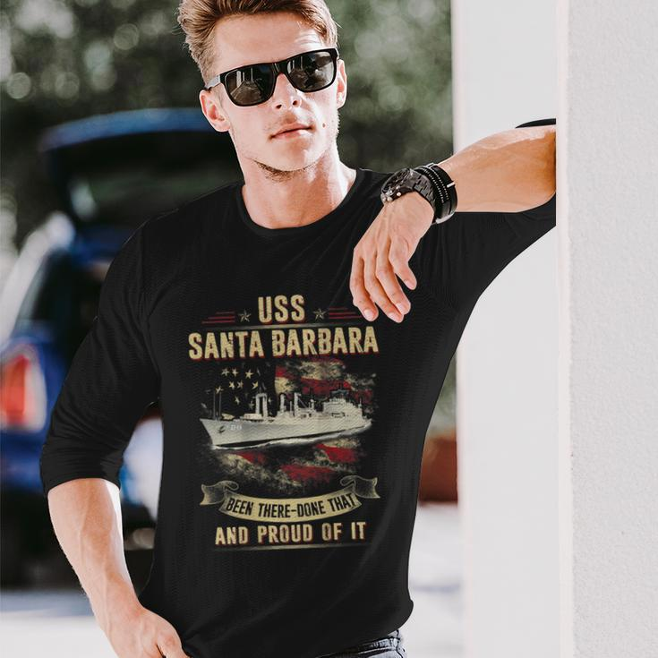 Uss Santa Barbara Ae28 Long Sleeve T-Shirt Gifts for Him