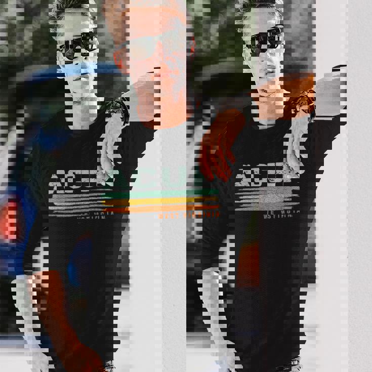 Vintage Stripes Acup Wv Long Sleeve T-Shirt Gifts for Him