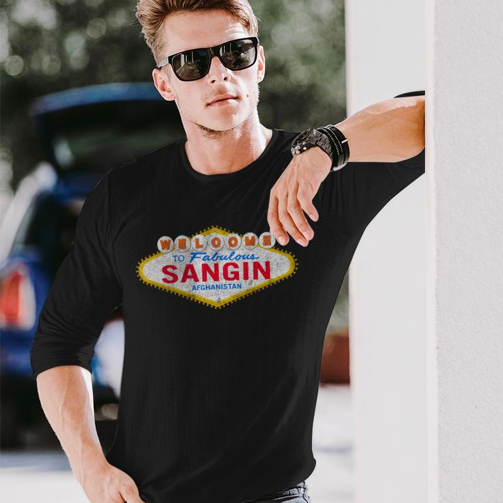 Welcome To Fabulous Sangin Afghanistan Shirt Long Sleeve T-Shirt Gifts for Him