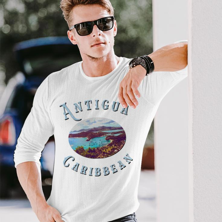 Antigua Caribbean Paradise James & Mary Company Long Sleeve T-Shirt T-Shirt Gifts for Him