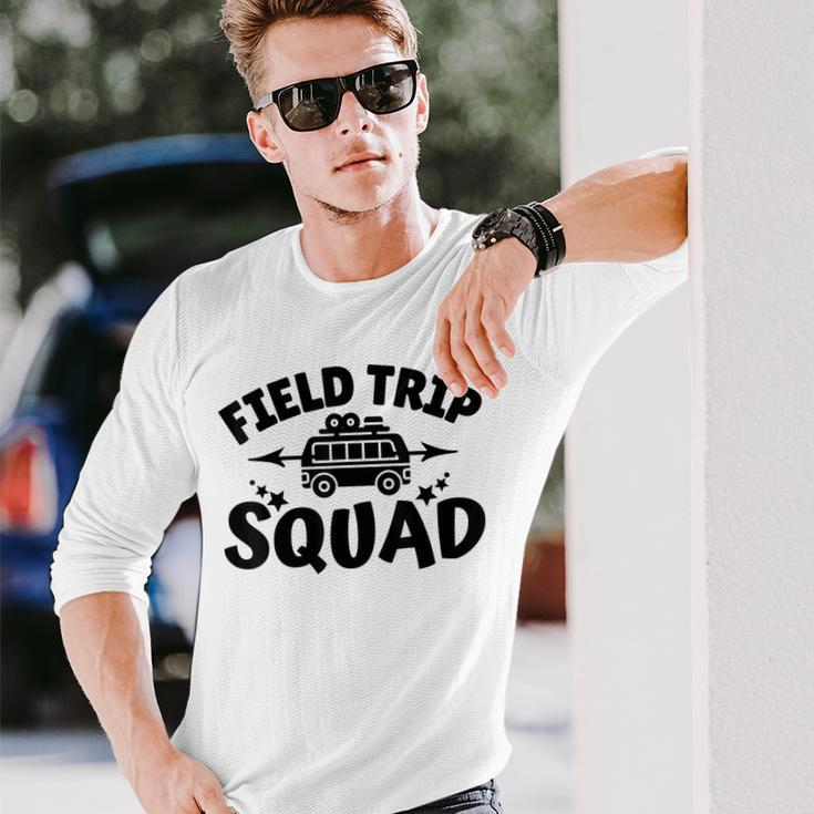 Field Trip Squad Happy Last Day Of School Field Day 2023 Long Sleeve T-Shirt T-Shirt Gifts for Him