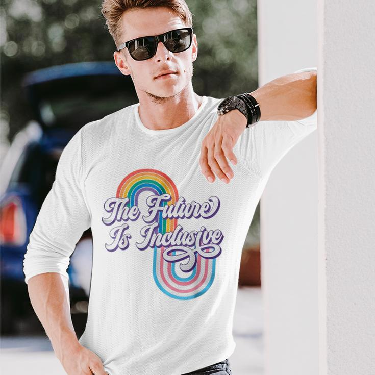 The Future Inclusive Lgbt Rights Transgender Trans Pride Long Sleeve T-Shirt Gifts for Him