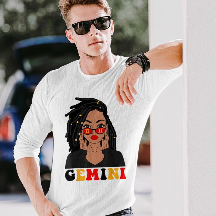 Gemini Girl Locd Woman Zodiac Signs Birthday Girl Long Sleeve T-Shirt Gifts for Him