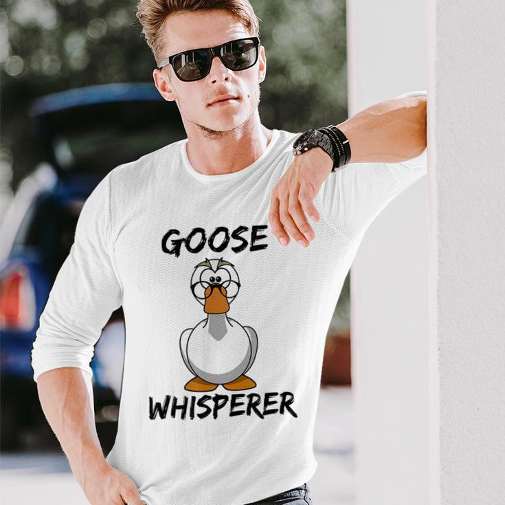 Goose Whisperer Geese Hunting Stocking Stuffer Long Sleeve T-Shirt T-Shirt Gifts for Him