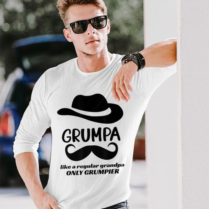 Grumpa Grumpy Old Grandpa Best Grandfather Long Sleeve T-Shirt T-Shirt Gifts for Him