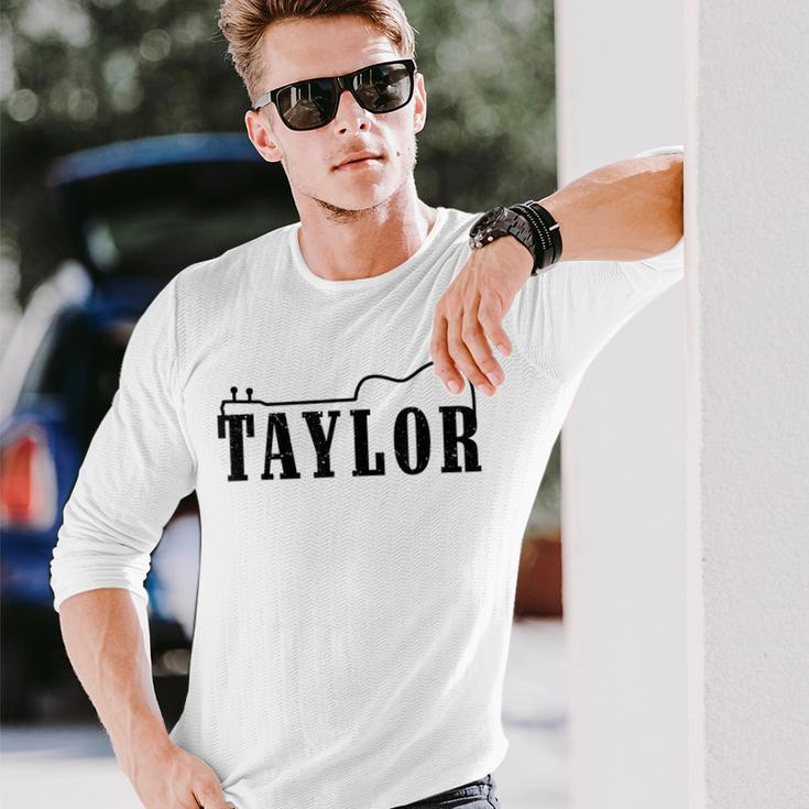 I Love Taylor First Name Taylor Long Sleeve Gifts for Him
