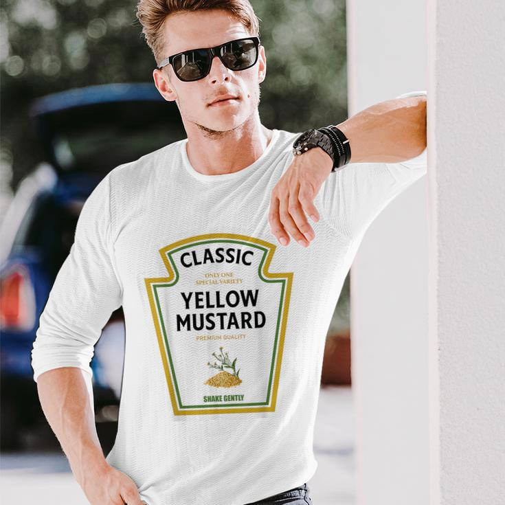 Mustard Halloween 2023 Costume Family Ketchup Team Family Long Sleeve T-Shirt Gifts for Him
