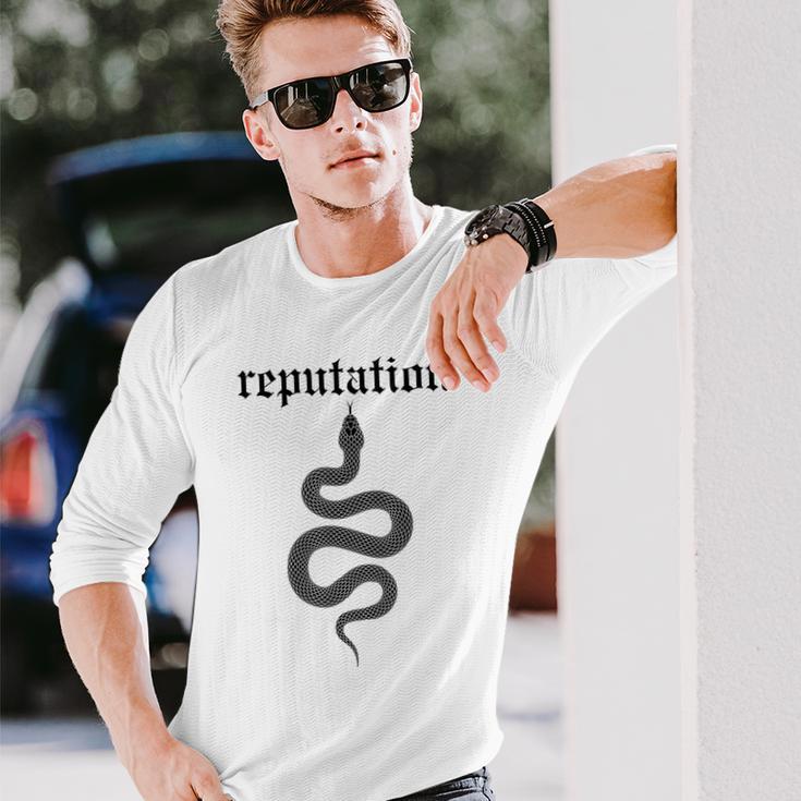 Snake Reputation In The World For Snake Lovers Long Sleeve T-Shirt