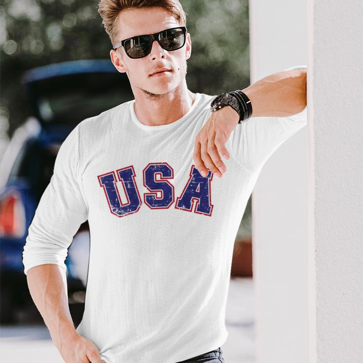 Usa Team For Patriotic Independence Day On 4Th Of July Long Sleeve T-Shirt T-Shirt Gifts for Him