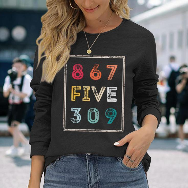 8675309 Nostalgic And 80S & 90S Long Sleeve T-Shirt Gifts for Her