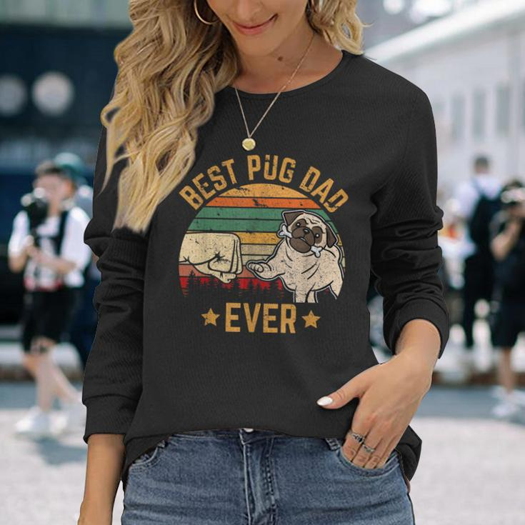 Best Pug Dad Ever Owner Lover Father Daddy Dog Long Sleeve T-Shirt T-Shirt Gifts for Her