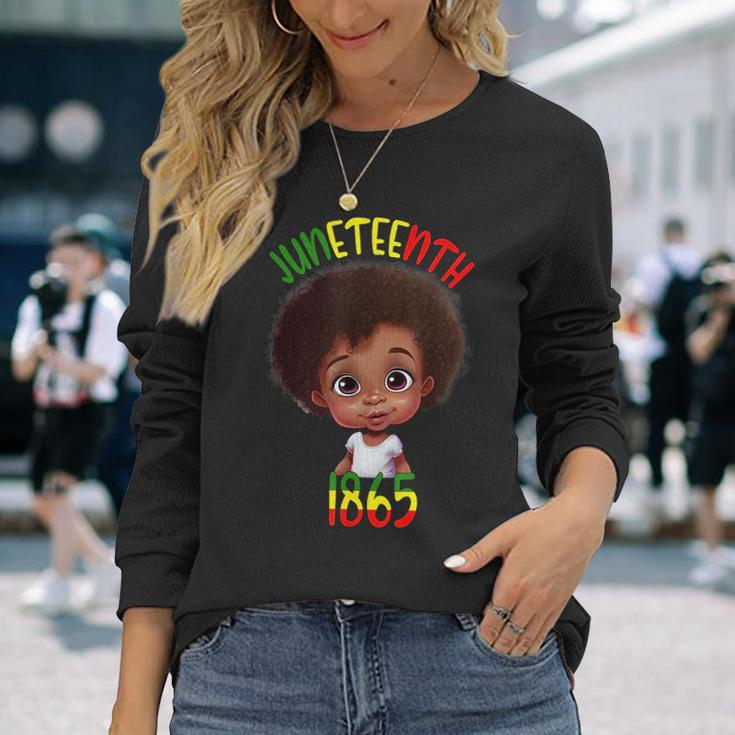 Black Girl Junenth 1865 Toddlers Celebration Long Sleeve T-Shirt T-Shirt Gifts for Her