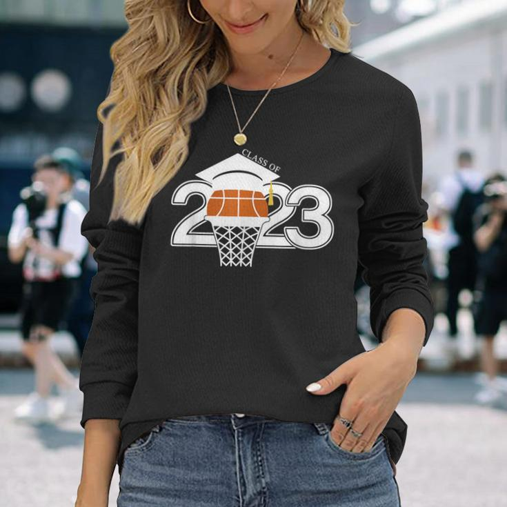 Class 2023 Graduation Senior Basketball Player Long Sleeve T-Shirt T-Shirt Gifts for Her