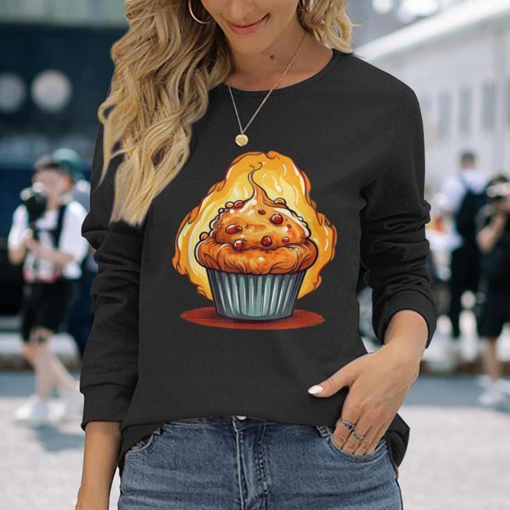 Cool Sweets Muffin For Baking Lovers Long Sleeve T-Shirt Gifts for Her