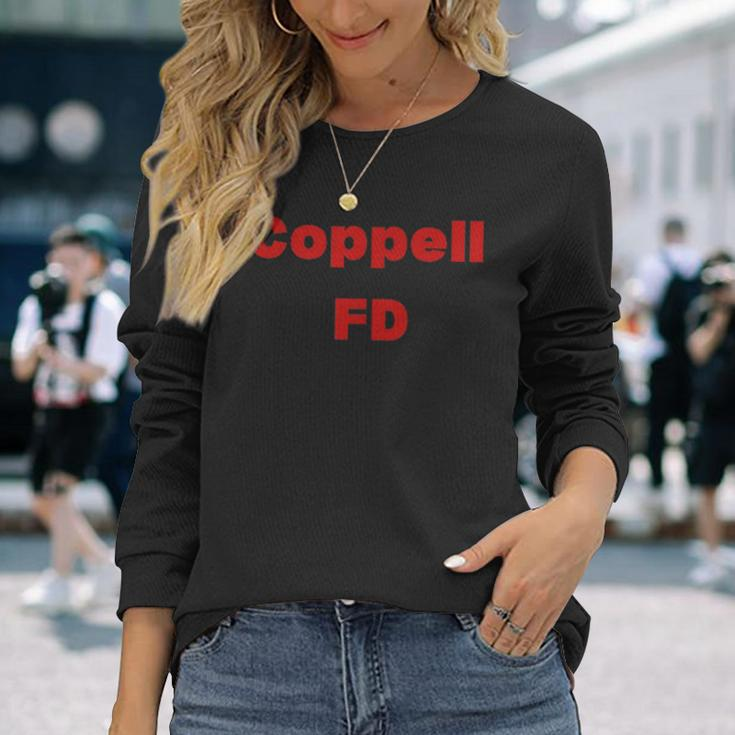Coppell Old Red Fire Truck Long Sleeve T-Shirt Gifts for Her