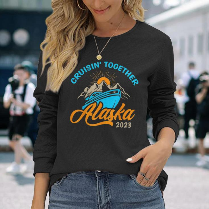 Cruising Alaska 2023 Alaskan Cruise Matching Long Sleeve T-Shirt Gifts for Her