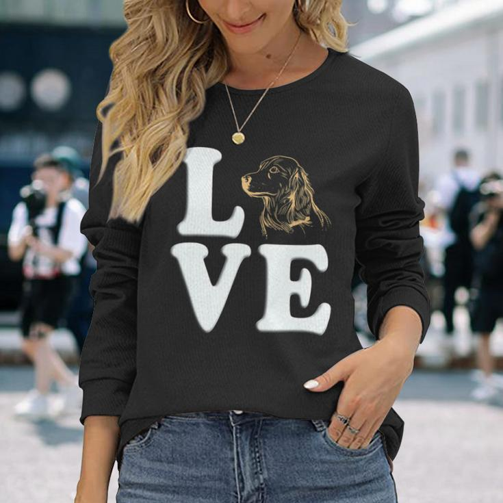 Dog Love Golden Retriever For Men And Women Long Sleeve T-Shirt Gifts for Her