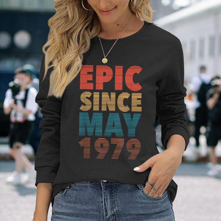 Epic Since May 1979 Vintage 40Th Birthday Long Sleeve T-Shirt T-Shirt Gifts for Her
