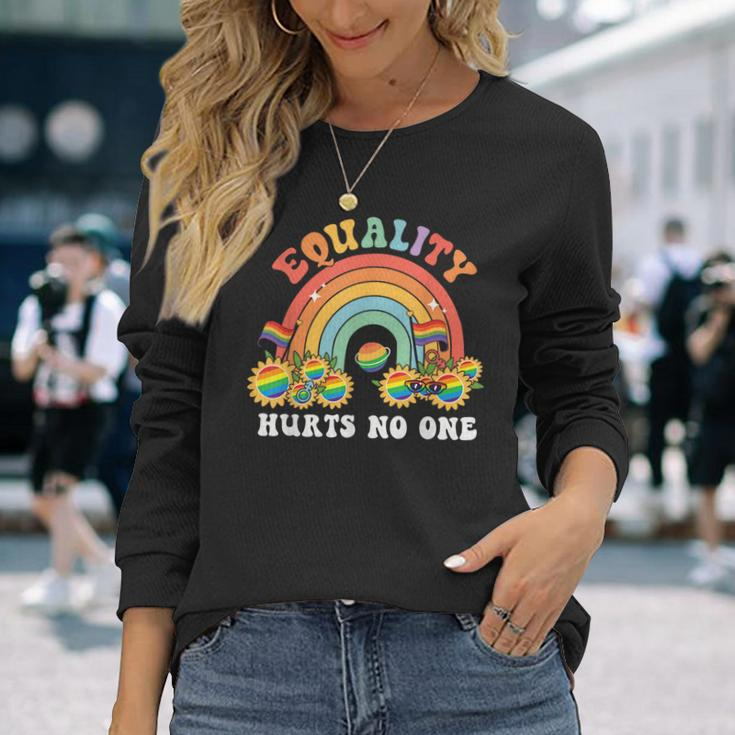 Equality Hurts No One Lgbt Pride Gay Pride Long Sleeve T-Shirt T-Shirt Gifts for Her