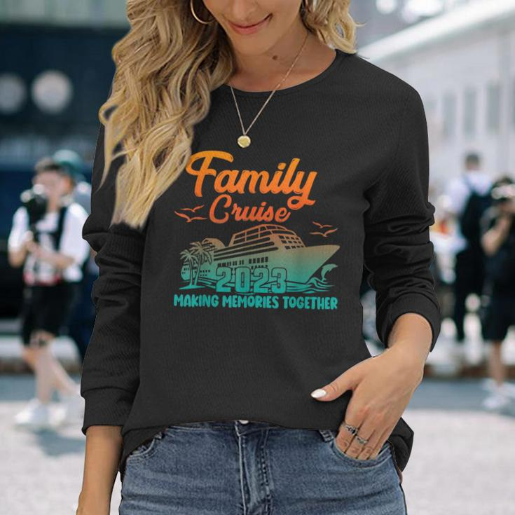 Family Vacation Cruise 2023 Long Sleeve T-Shirt T-Shirt Gifts for Her