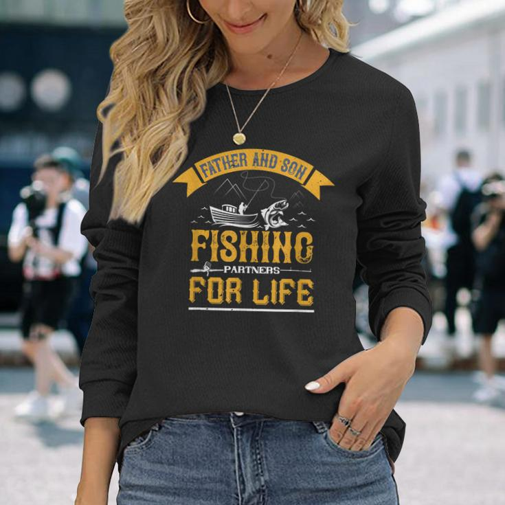 Father And Son Fishing Partners For Life Long Sleeve T-Shirt T