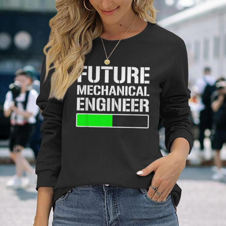 Future Mechanical Engineer Cool Graduation Long Sleeve T-Shirt Gifts for Her