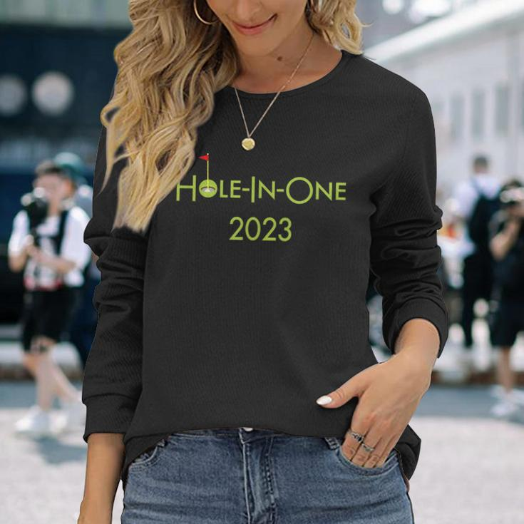 Golf Hole In One 2023 Sport Themed Golfing For Golfer Long Sleeve T-Shirt T-Shirt Gifts for Her